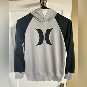 Boys Black and Gray Hurley Hoodie